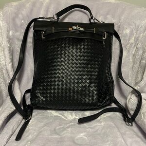 NWOT Urban Expressions Black Woven Backpack
